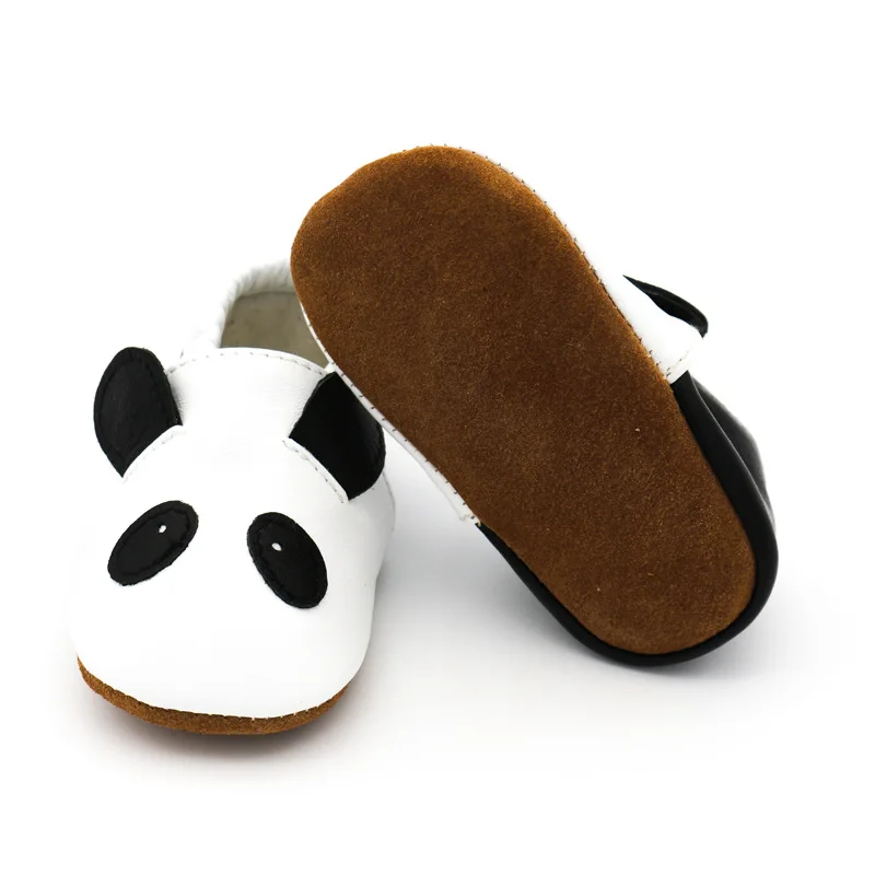 Animal featured soft sole baby shoes wholesale leather newborn shoes slip on baby casual shoes 0-24 month