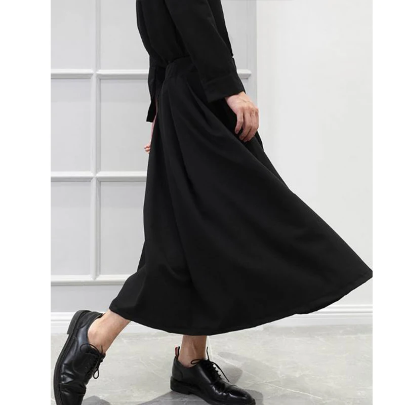 Skirt Men's New Men's Pants Women's Skirt Couples Wear Summer Skirt Pants Men's Retro Loose Skirts