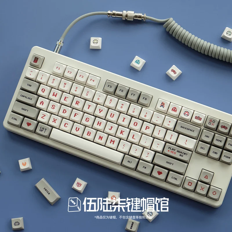 1 Set Gameboy Childhood Cassic Retro Game Key Cap For MX Switch Mechanical Keyboard XDA Cherry Profile Keycaps For FC