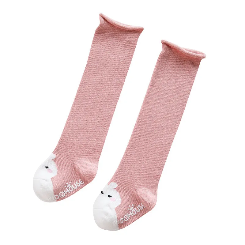 Knee High Baby Socks New Born Socks for Girls Cotton Cartoon Infant Baby Boys Socks Anti Slip Casual Winter Baby Leg Warmers