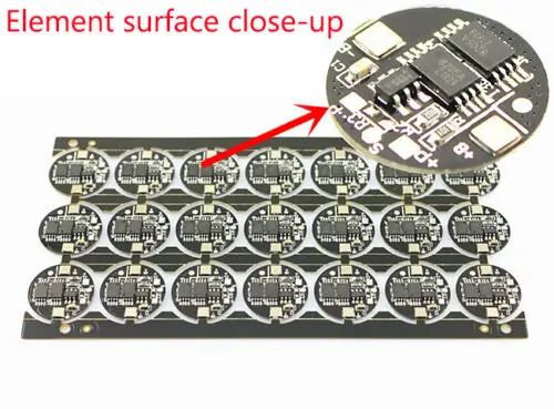 1S 1-cell 3.7V 5A PCB BMS Protection Board+ Case for 1 Pack 18650 Li-ion Lithium Battery Cell Prevent Charge & Discharge