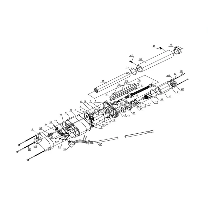 High thrust DC linear electric actuator with 10K potentiometer counter stroke controllable reciprocating motor