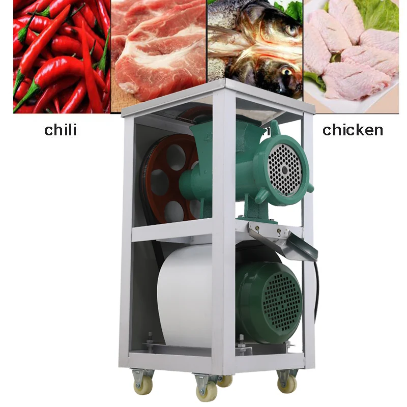 Commercial Multifunctional Meat Grinder Automatic Fish-Crushing Household Electric Meat Mincer Food Crusher