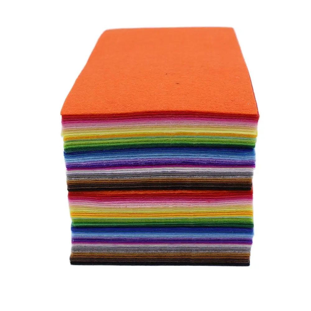 80 PCS 40 Colors 1mm Hard Felt,Felt Sheets, Felt Craft, DIY Arts Crafts ,Sewing Scrapbook,Hometextile,Needlework Handmade