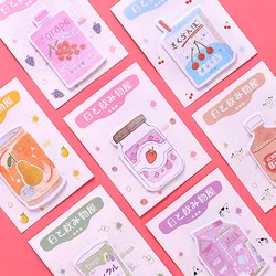 1Sets/lot Memo Pads Material Paper Creative Girl heart Drink Junk Journal Scrapbooking Cards Retro Background Decoration Paper