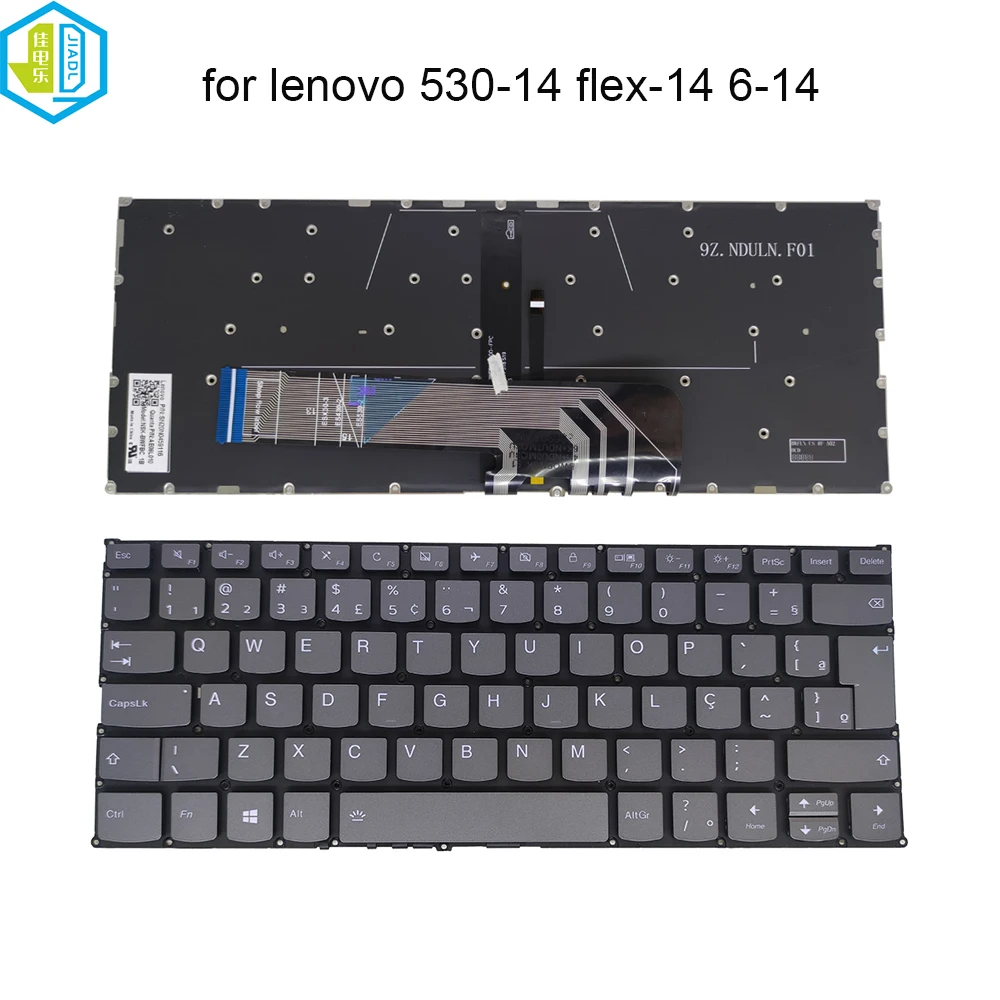 

PT-BR Brazil AR Backlit Keyboard For Lenovo Yoga 530-14 14ARR 530-14IKB 530-15 C340-14IWL Flex 6-14IKB FLEX-14API ​SN20N0459116