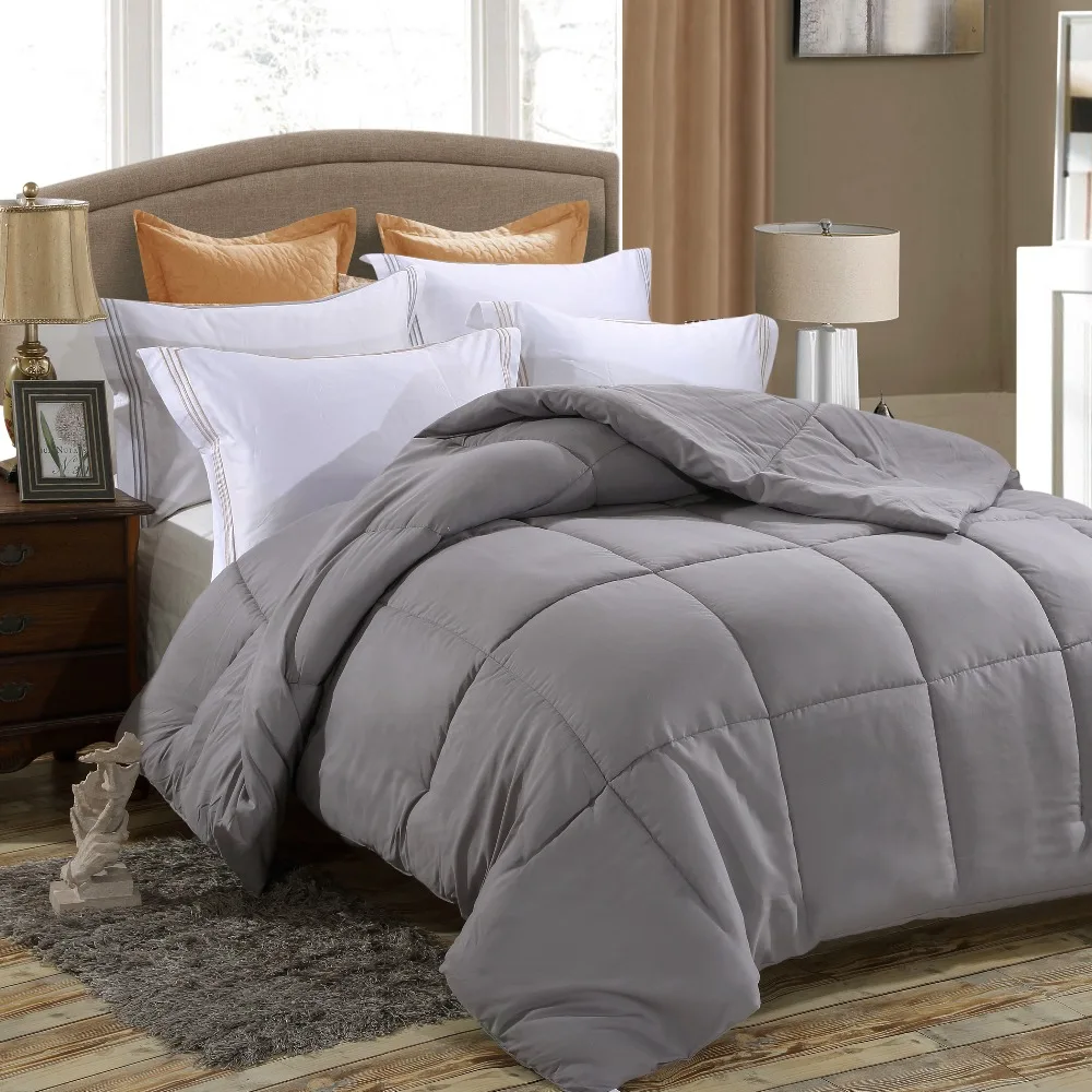 Down Alternative Comforter, Duvet Insert, Medium Weight for All Season, Fluffy, Warm, Soft & Hypoallergenic