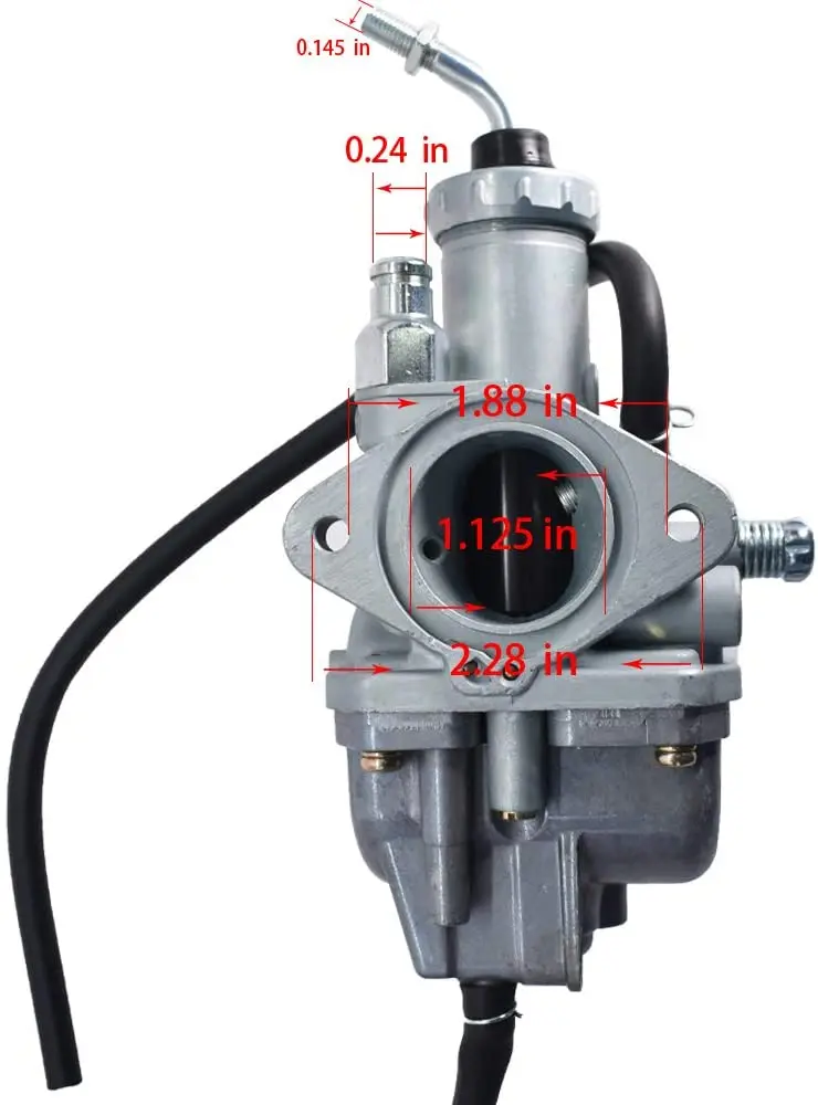 Carburetor و كمية مشعب التمهيد لياماها Timberwolf 250 YFB250 FW 1992-2000