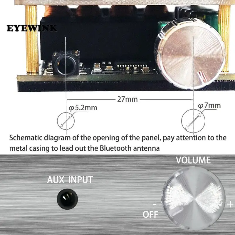 ZK-1002 ไฮไฟ 100WX2 TPA3116 บลูทูธ 5.0 เครื่องขยายเสียงดิจิตอลสเตอริโอบอร์ด AMP Amplificador โฮมเธียเตอร์