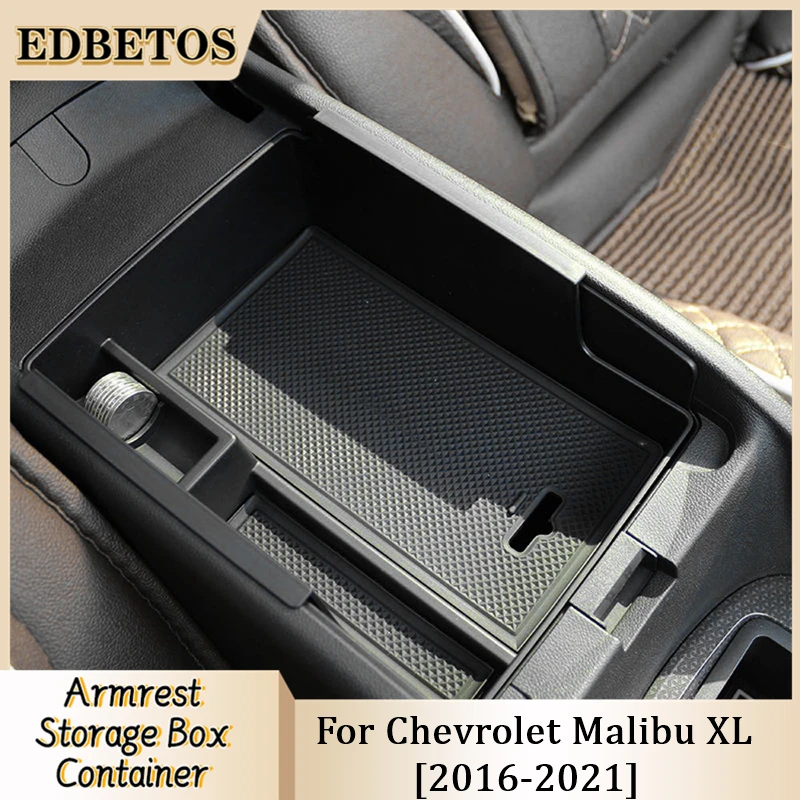 For Chevrolet Malibu XL Car Glove Box Organizer Armrest Secondary Storage Center Console Tray For Malibu XL 2016 2017 2018-2023