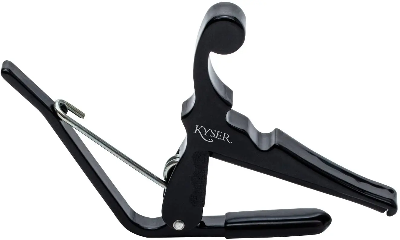 Kyser-Capo de cambio rápido para Banjo, ukelele y mandolina, negro, KBMB