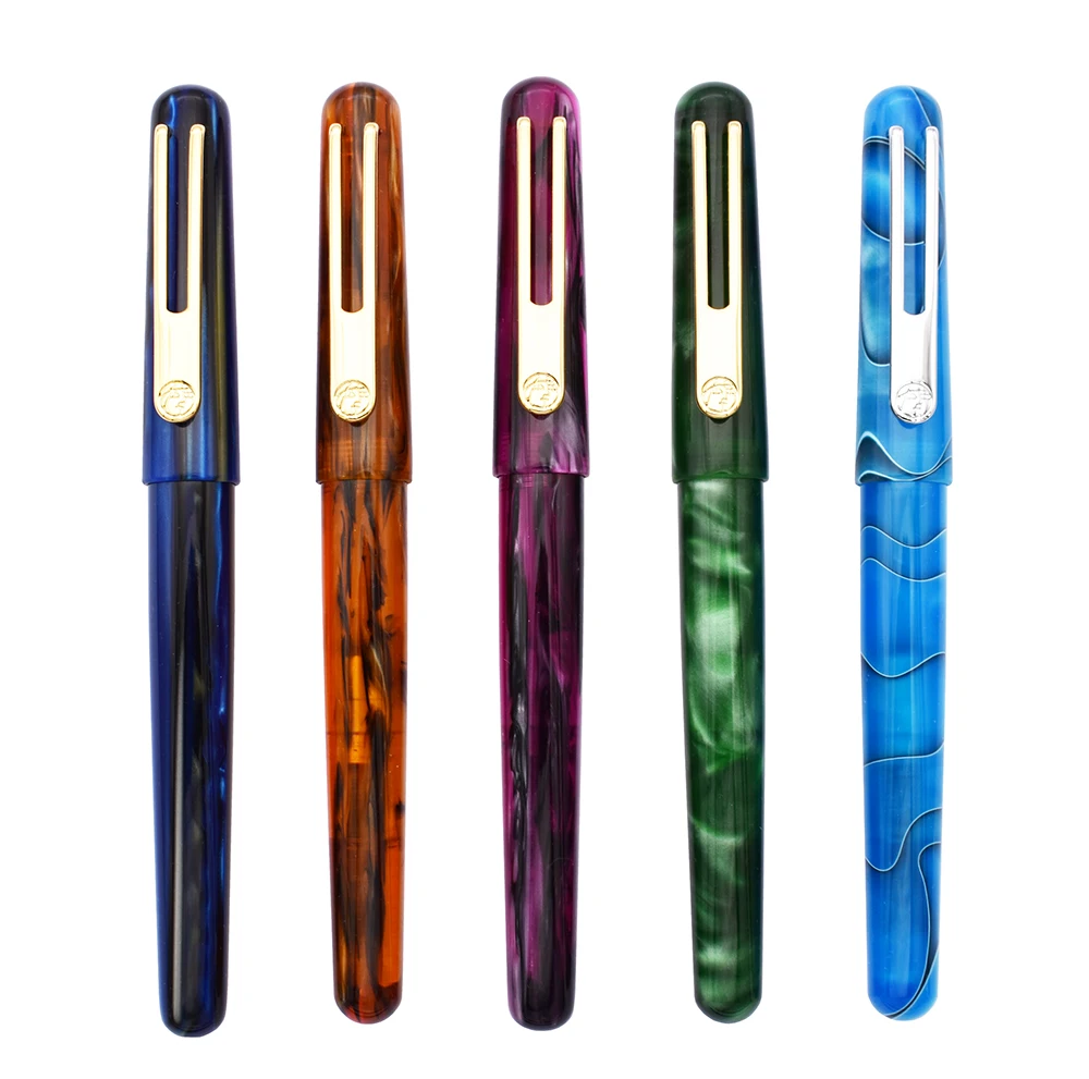 

Picasso 975 Celluloid Fountain Pen EtSandy Aurora Iridium Fine Nib Ink Pen Writing Gift Pen for Business Office School