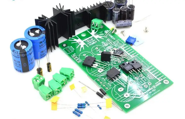 Dual High Voltage Regulator Power Supply board DC Filament PSU PCB / kit fr GG Tube Preamp