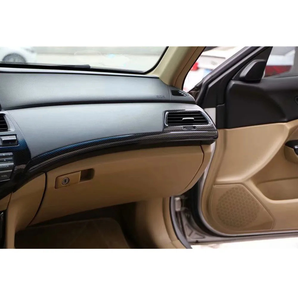 Car Interior Central Control Trim Cover for Honda Accord Eight Generation LHD 2008-2013 Car Accessories Styling 3Pcs/set 3 Color