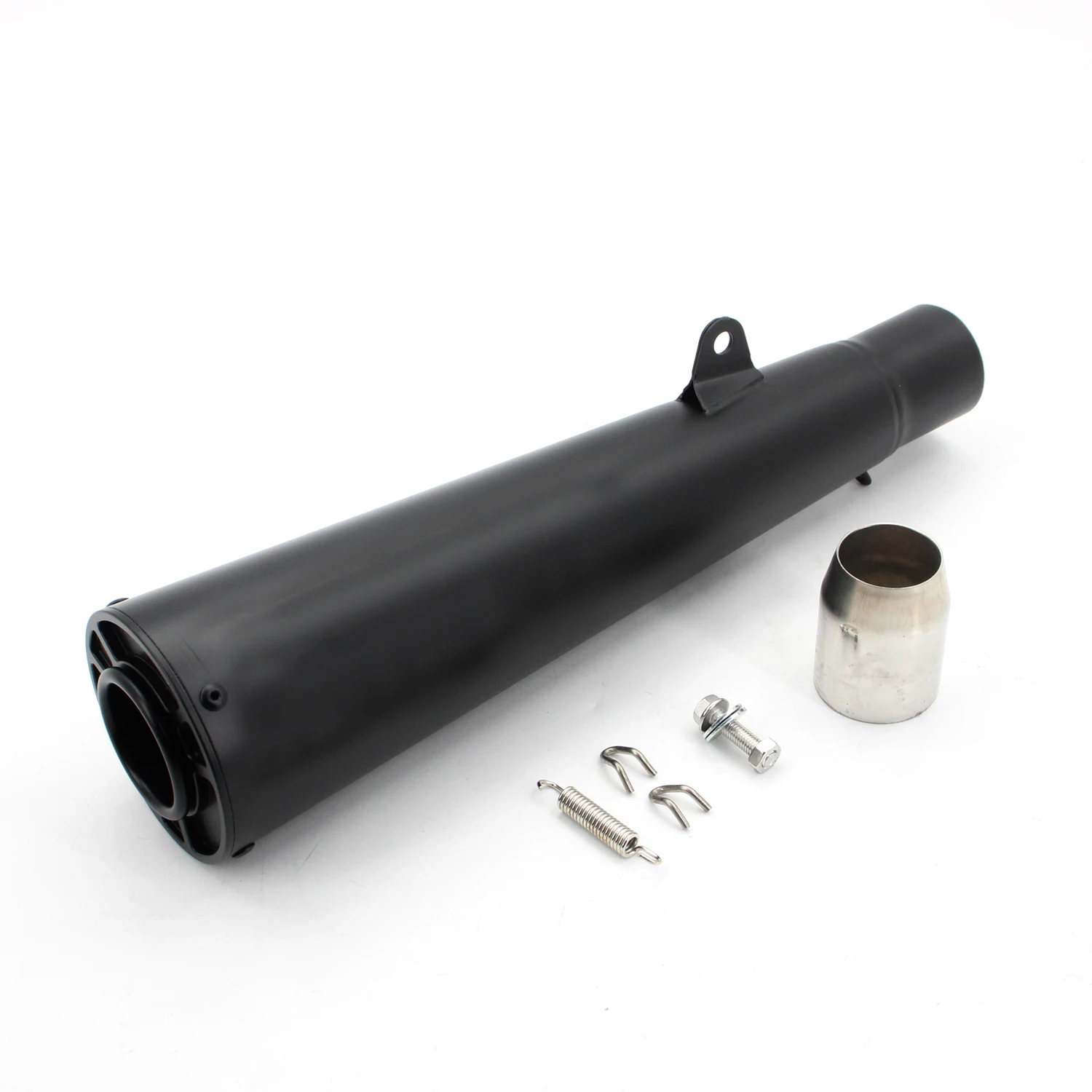 51MM Universal Motorcycle Exhaust Muffler Pipe Exhaust Black Chrome Color Fit cafe racer For hayabusa 1999 GSXR1300 CBR600 HP4