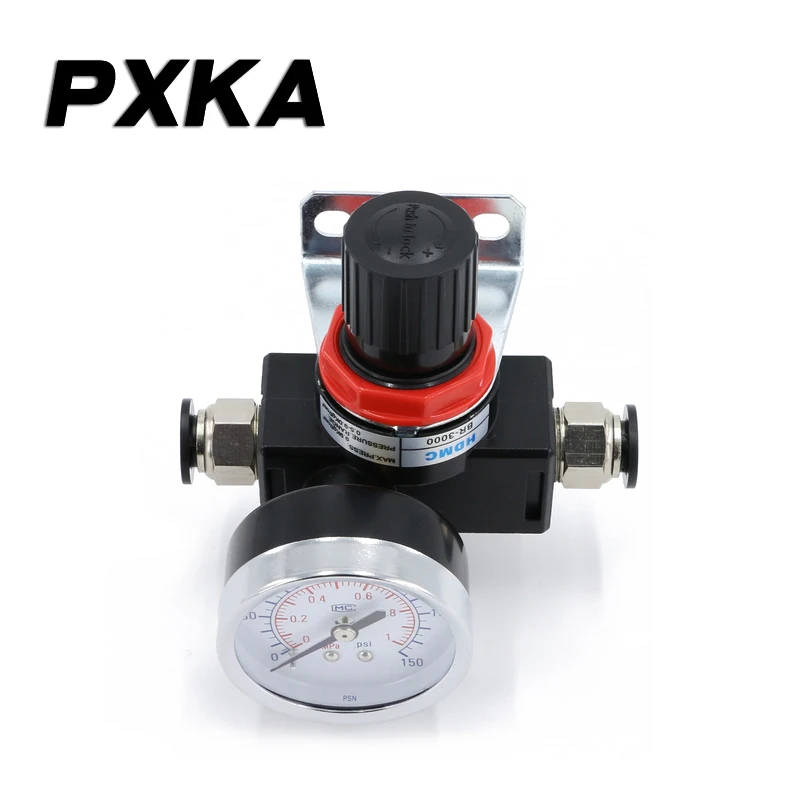 Válvula reguladora de pressão pneumática ajustável BR2000 válvula redutora de pressão BR3000 válvula reguladora BR4000