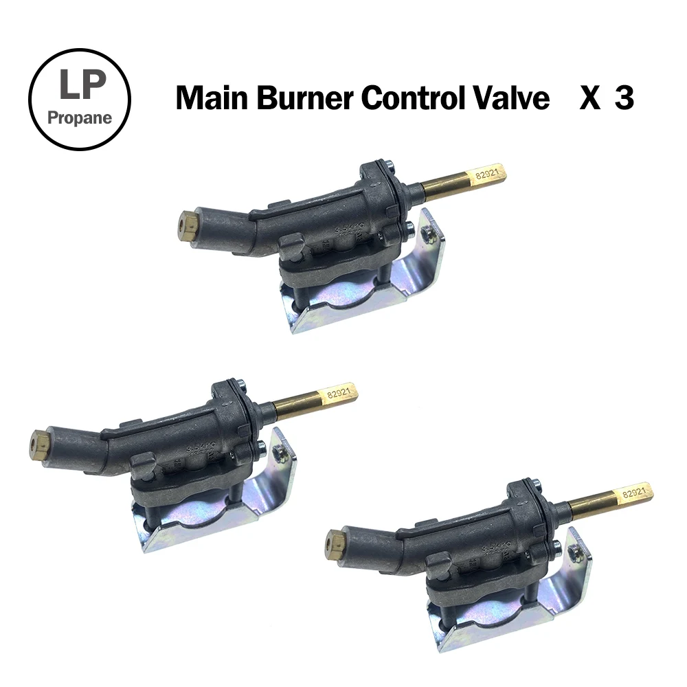 Gas Grill Replacement Parts Main Burner Control Valve for Weber Spirit E-310 & E-315 & E320 Propane (LP)