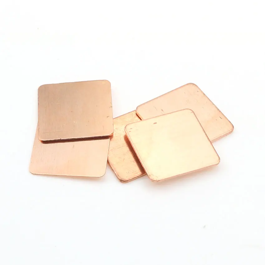 1PCS 0.3 0.5 0.8 1.0 1.2 mm Laptop Copper Sheet Plate Strip Shim Thermal Pad Heatsink Sheet For GPU CPU VGA Chip RAM Cooling