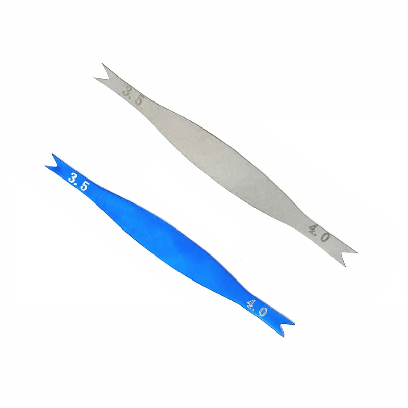 Kleszcze do mocowania powiek Braunstein 3.5-4.0, tytanowo-stalowe, chirurgiczne, do użytku medycznego