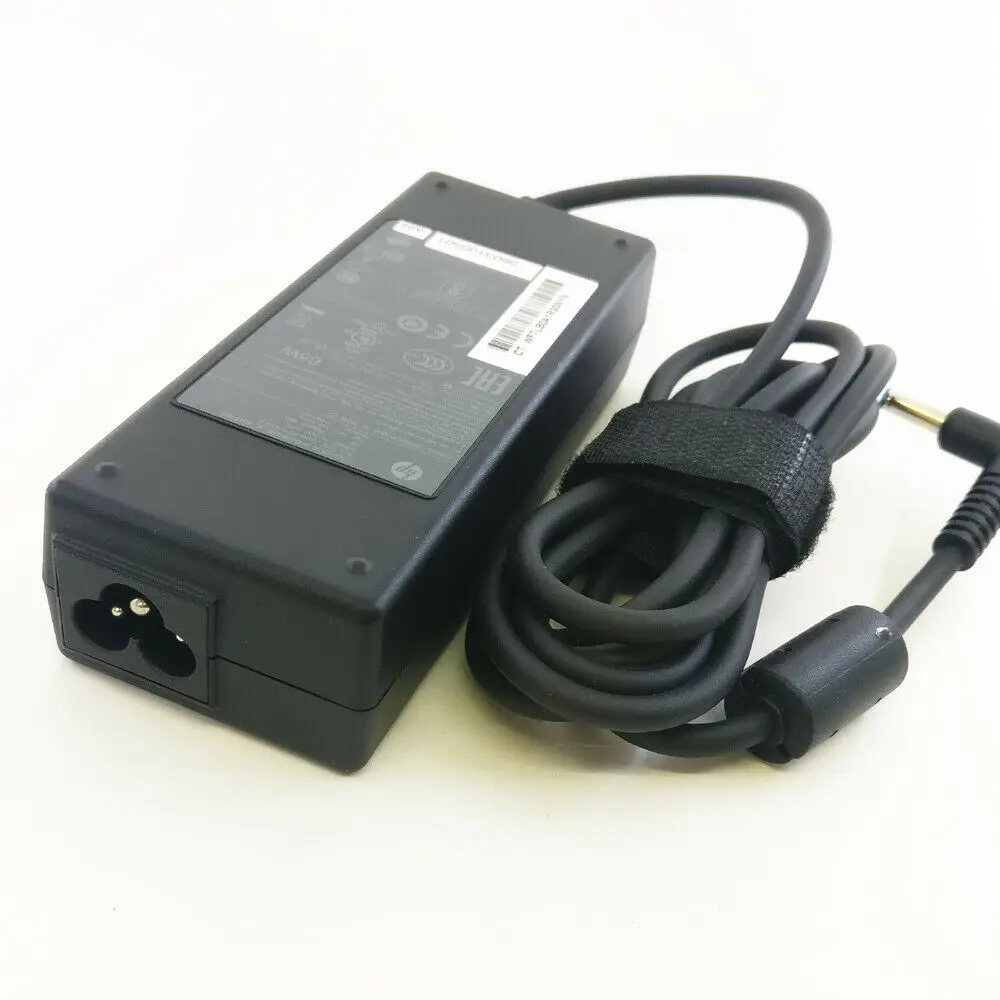 

1pc Genuine HP 19.5V 3.33A 65W 4.5x3.0mm Blue Tip AC/DC Power Charger Adapter