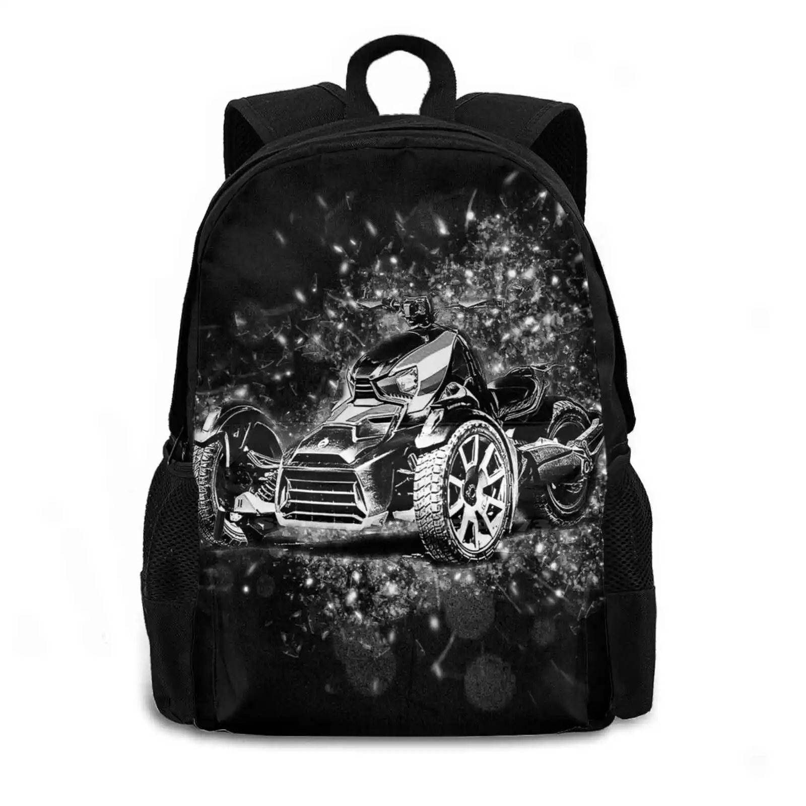 Ryker-Can-Am-Backpack For Student School Laptop Travel Bag Ryker Can Am Canam Rotax Mototrcycle Three Wheel 3 Wheel