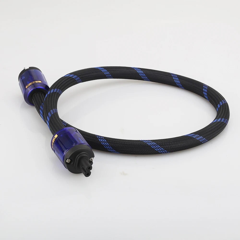 HI-End ทองแดงบริสุทธิ์สายไฟสาย Audiophile สายไฟ CableUS ปลั๊กรูปที่8 IEC C7 IEC สายไฟ HIFI