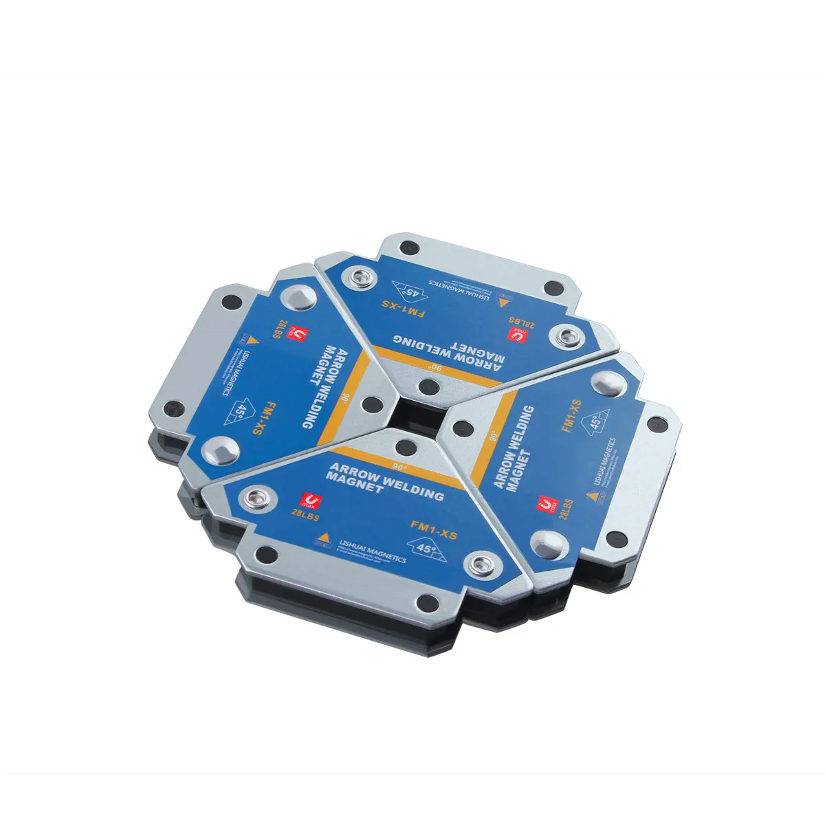4Pcs แม่เหล็ก Magnetic ผู้ถือ Multi-Angle Solder Arrow แม่เหล็กเชื่อมผู้ให้บริการ Positioner Locator Holding เสริม Locator เครื่องมือ