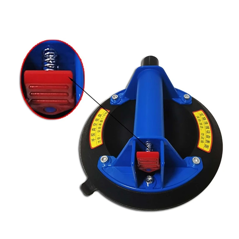 8 inch Vacuum Suction Cup Handle Car Auto Suction Cup 110kg Bearing Capacity Heavy Duty Vacuum Lifter for Granite Glass Lifting