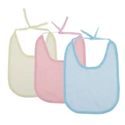 29 x 22 cm Pack of 5 Pcs Baby Adult Mealtime Bib Clothes Protector Washable Waterproof