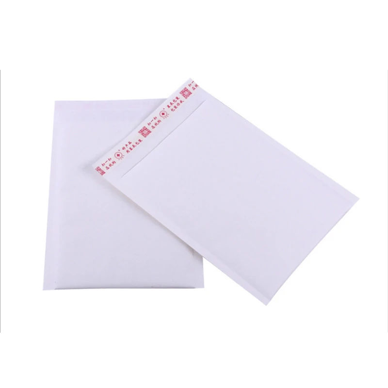 

10Pcs White Paper Bubble Mailer Waterproof Kraft Bubble Bag Small Gift Packaging Bags Shockproof Padded Envelope Express Pouches