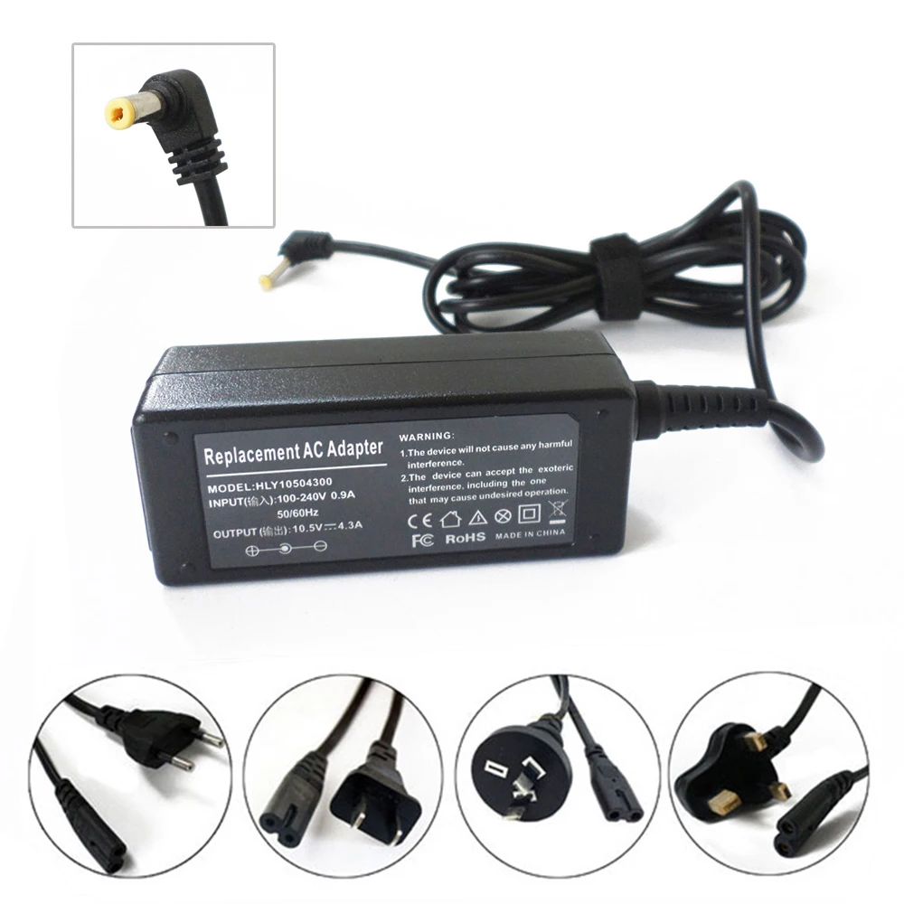 New Power Supply Cord For SONY Vaio Duo 10 11 13 Series VGP-AC10V8 VGP-AC10V9 10.5V 4.3A 45W Notebook AC Adapter Battery Charger