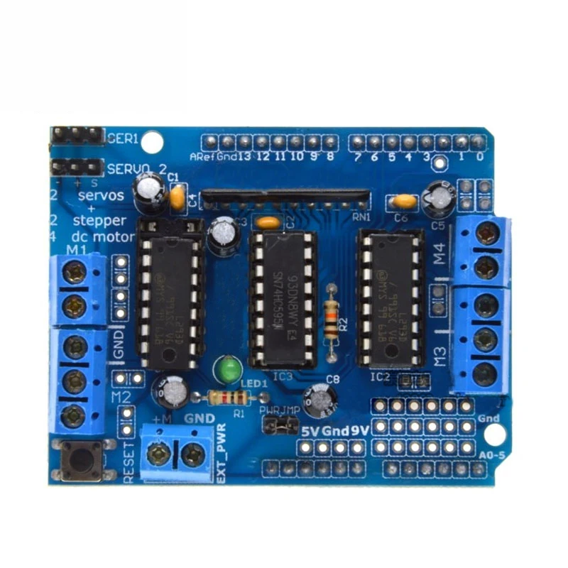L293D Motor Drive Shield dual for arduino Duemilanove, Motor drive expansion board motor control shield