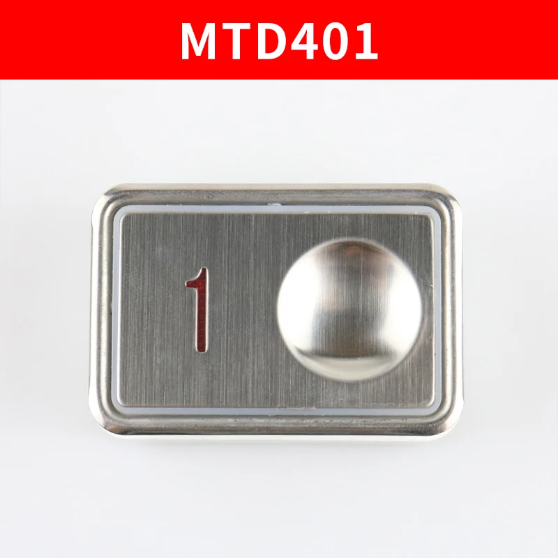 5pcs/lot Push Button MTD401 MTD411 MTD441 Square Stainless Steel KA101 Elevator Parts Lift Accessories