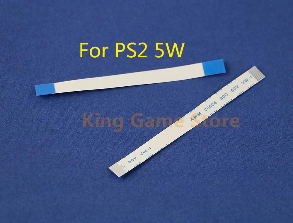 60pcs/lot Power On/off Switch Flat Cable For PS2 5W Power Reset Switch Ribbon Cable For PS2 50000 Repair Part