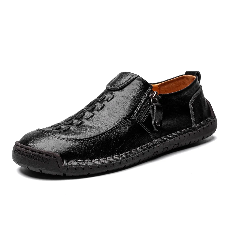 

Leather Men's Loafers British Trend Slip-On Shoes Tassel Business Dress Casual Shoes Moccasin Trend Men Driving Shoes