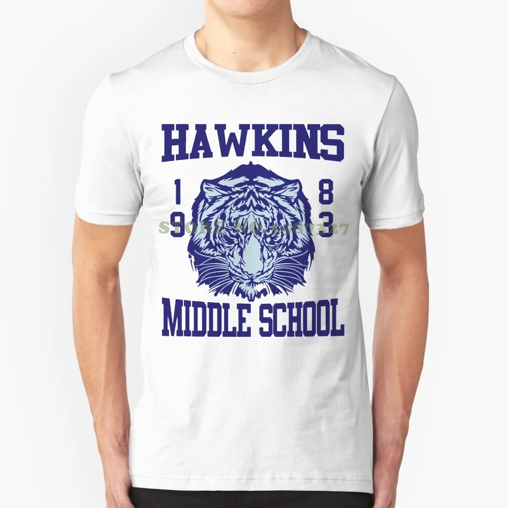 Design T Shirts Casual Cool Inspired Tv Show Men's Hawkins Middle School Tigers 1983 T Shirt