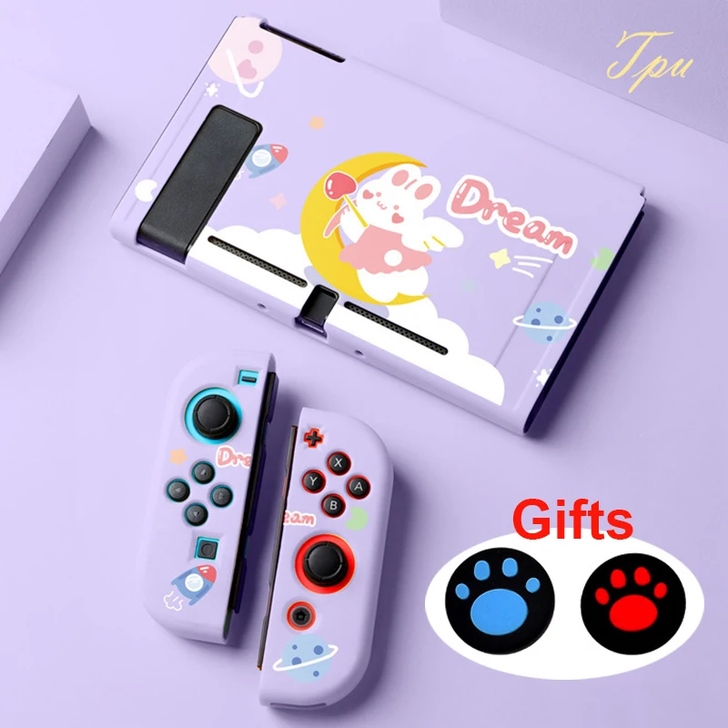 Capa de proteção para nintendo switch console accessori capa macia tpu caso de proteção para nintendo switch