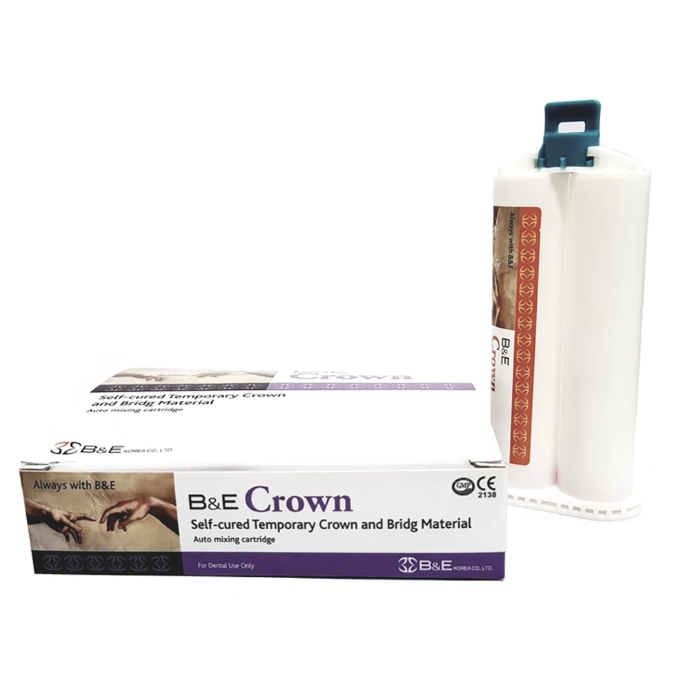 Dental Supplies Temporary Crown Materials Resin Bridge Self Cure Temp Implant Crown Front Teeth Posterior 50ml Dentistry
