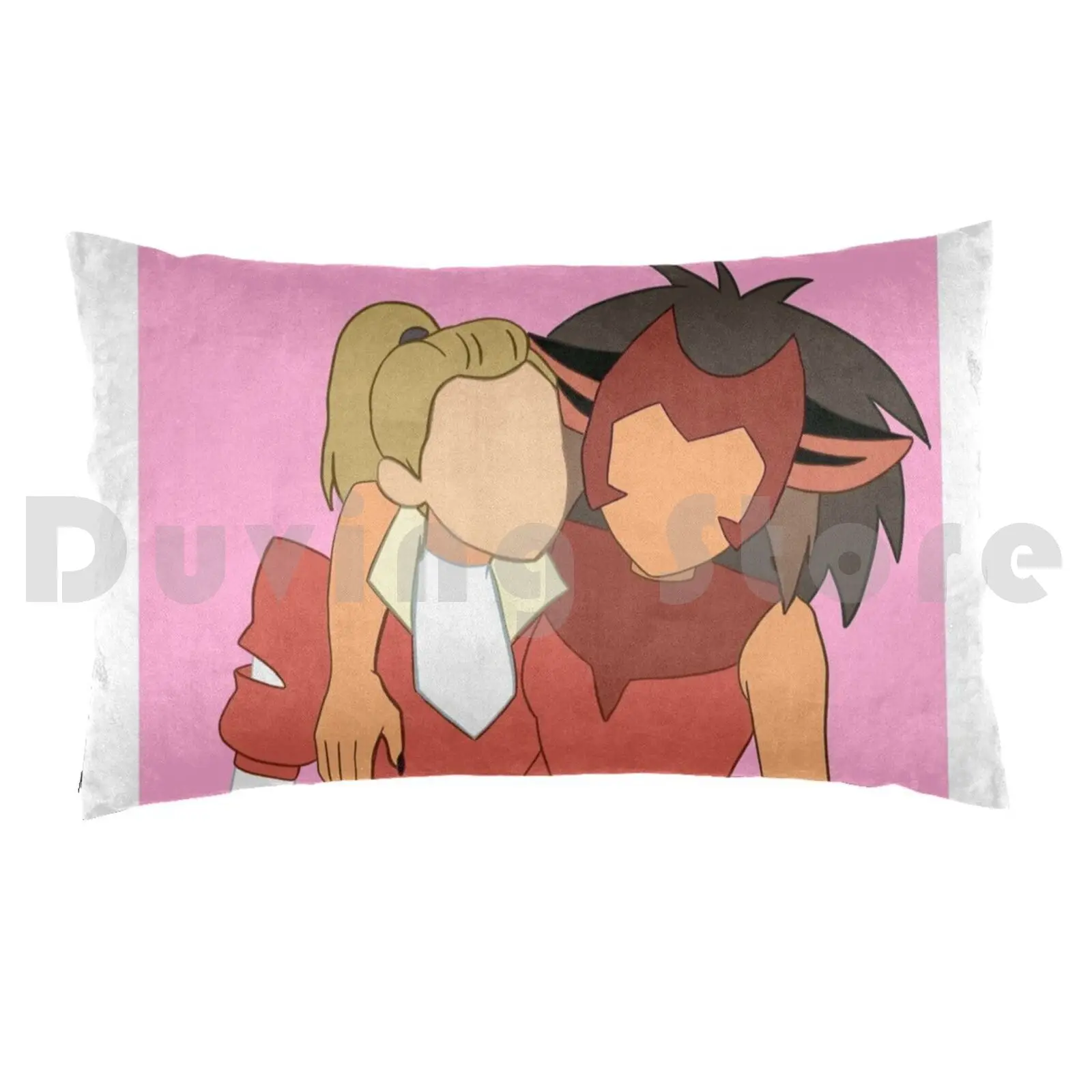 Catradora Pillow Case 20*30 Inch Catradora Catra Adora She Ra Mara Lighthope Wlw Sapphic