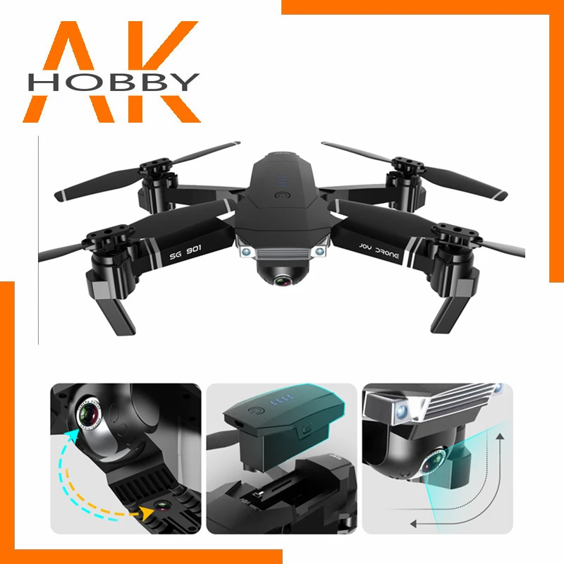 SG901 Camera Drone 1080P 4K HD Wifi Dual Camera Drones Follow Me Quadcopter FPV Professional GPS Long Battery Life Brand New