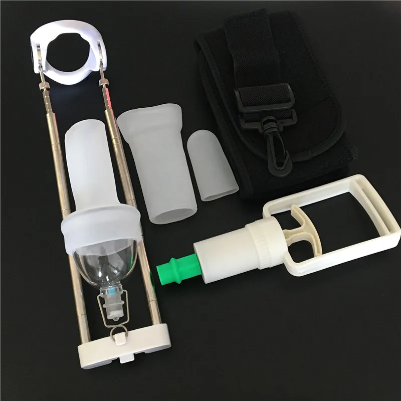 Penis Enlarger Stretcher Male Enhancement Enlarger Tension Device SML Big size pump 6 month Auto Auto sex toys for men