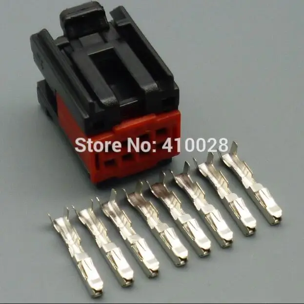 worldgolden 5/30/100sets 1.0mm 8P  8way auto connector socket 1419158-8