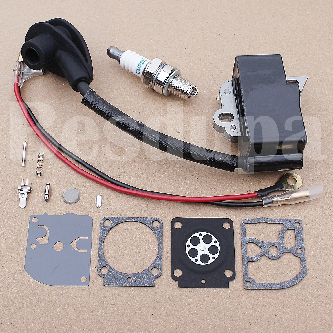 Kit candela di riparazione carburatore bobina di accensione per Stihl HS81 HS81R HS81T HS86 HS86R Trimmer sostituzione erba 4237 400 1302 w