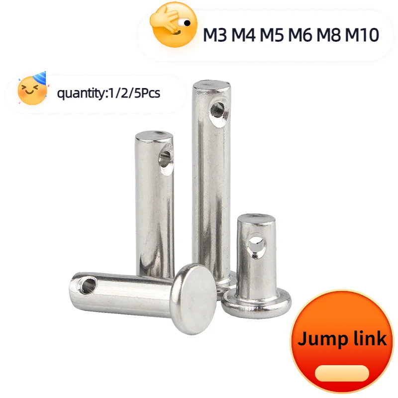 10-100pcs M1 --M4 M5 M6 M7 Spring R Type Cotter Pin Retaining Clips Wave R-shaped Pin Clamp Hair Tractor Pin for Car