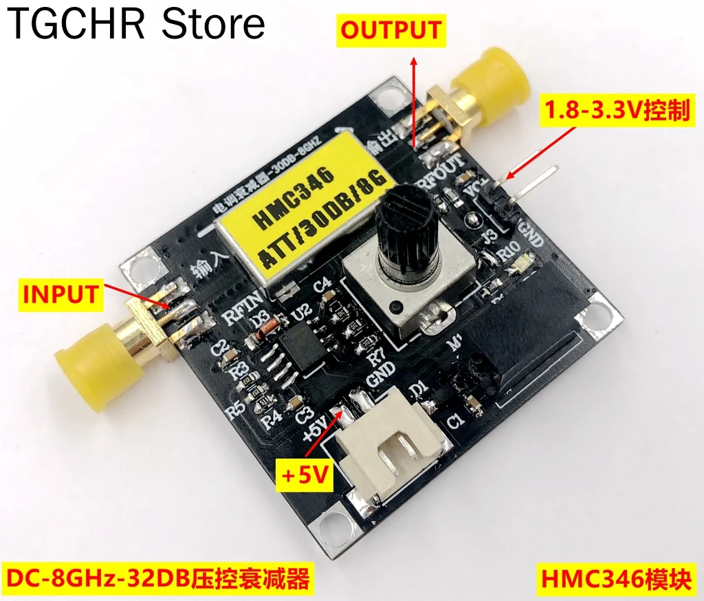 

Hmc346 Module Dc-8ghz 32dB Broadband Positive Voltage Controlled Attenuator Linear Attenuator Shielding Manufacturer