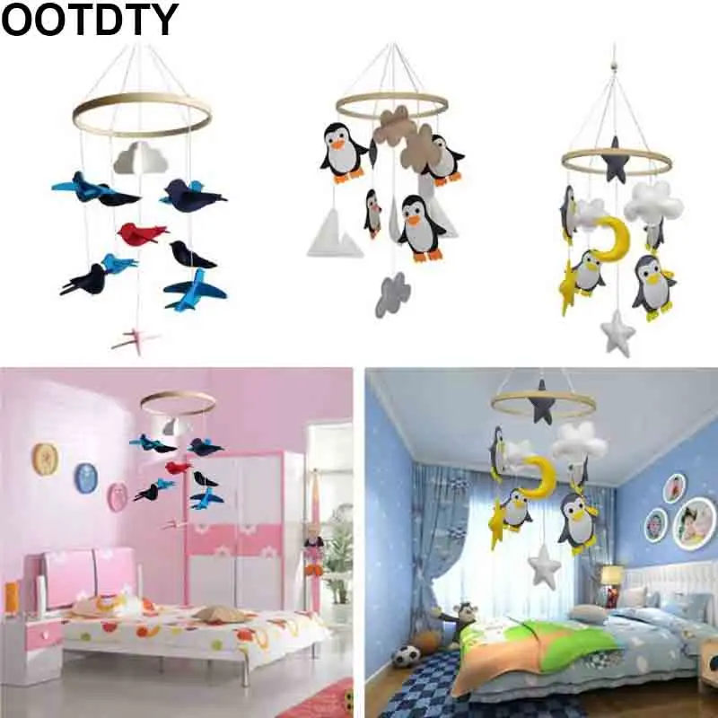 Baby Kleinkind Rasseln Mobile Spielzeug Krippe Spielzeug Bett Hängen für Baby Neugeborenen Kinder Krippe Bett Glocke Karussell Cots Handgemachte Zimmer dekoration