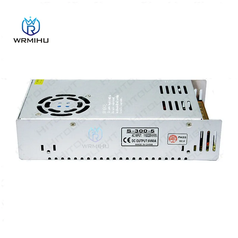 DC5V 60A 300W Lighting Transformer Switching Power Supply Driver LED Display Suitable For Video Surveillance Industrial Control