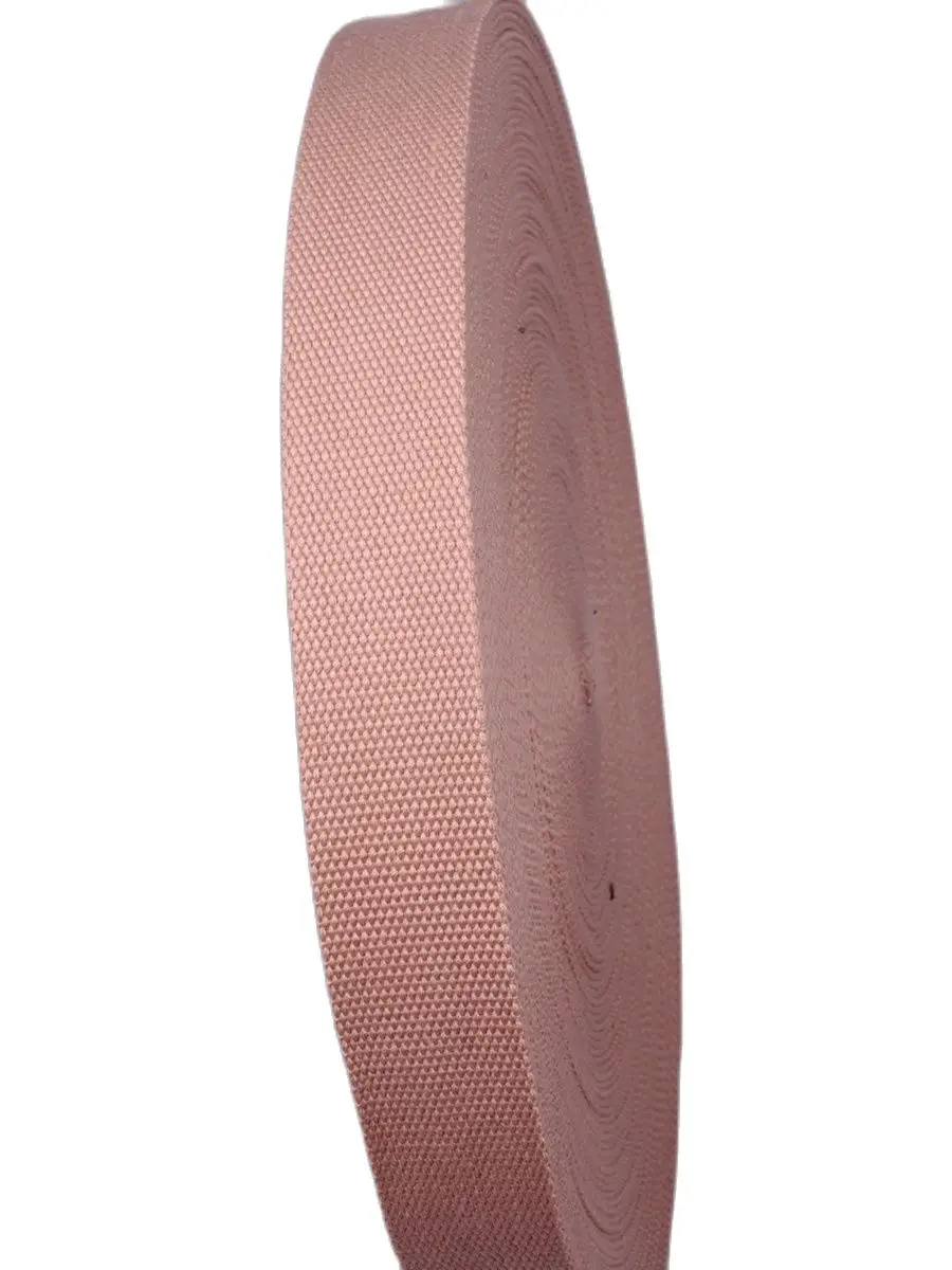 

25mm Cotton Webbing Tape 1 Inch Beige Belt Liman Ribbon Factory Hot Sale