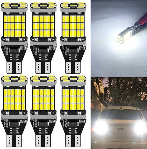 2 шт., Автомобильные светодиодные лампы T15 W16W 921 912 T16 902