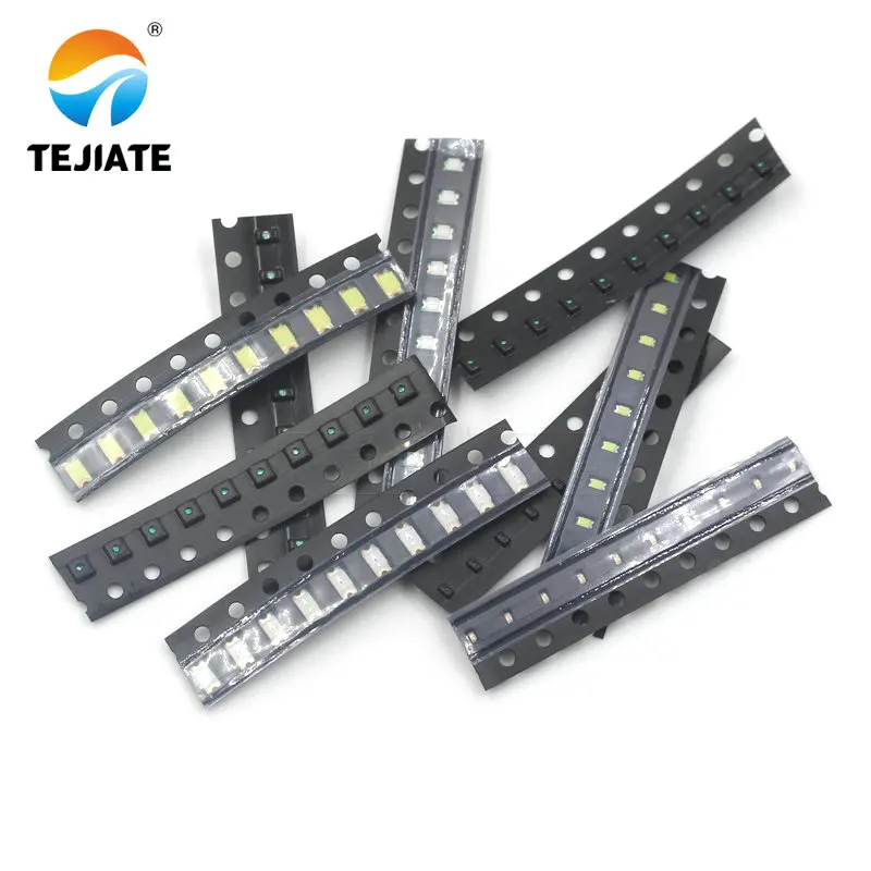 10 قطعة مشرق LED ضوء آخر 0402 1206 SMD كامل اللون مصباح الخرزة الأحمر الأزرق الأخضر الأبيض الأصفر البعث ديود الإلكترونية DIY كيت